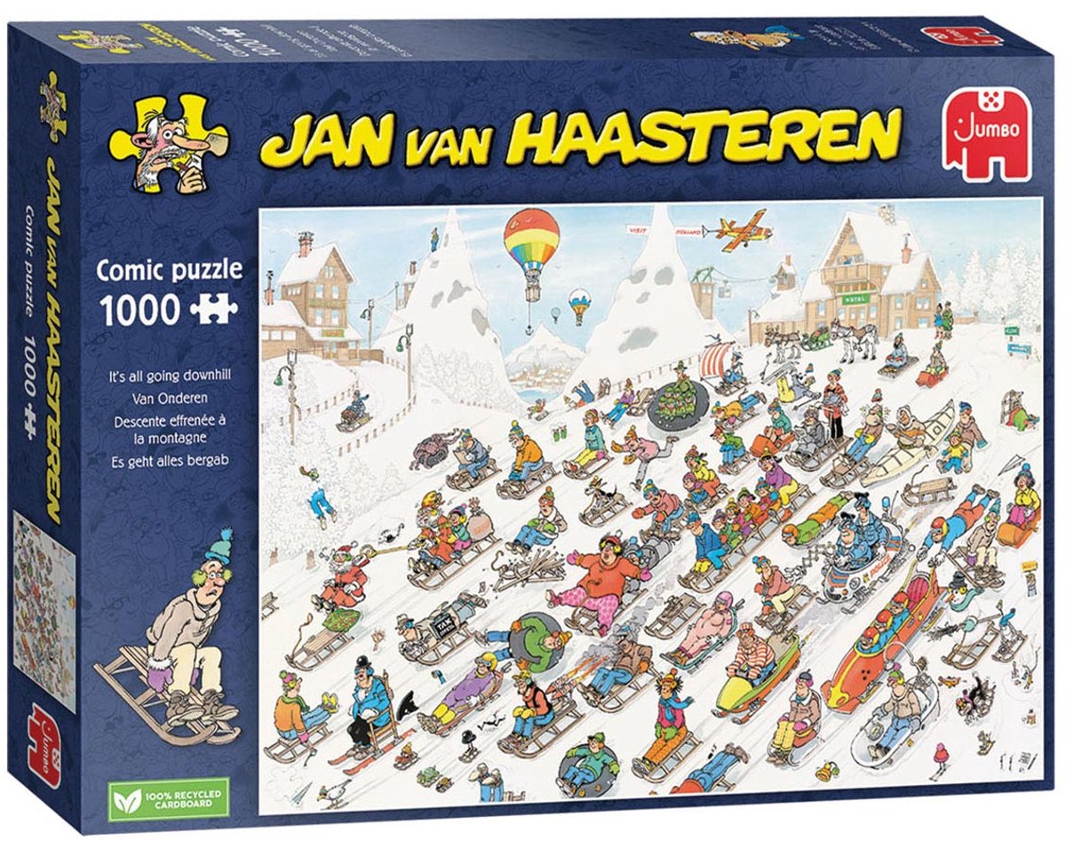 Jan van Haasteren - Van Onderen! - 1000 stukjes - Puzzel — afbeelding 9