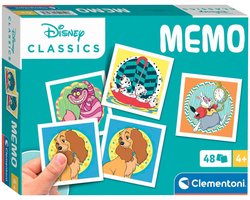 Clementoni - Memory voor kinderen - Disney Classics - 48 Kaarten - Memory spel - Educatief Speelgoed