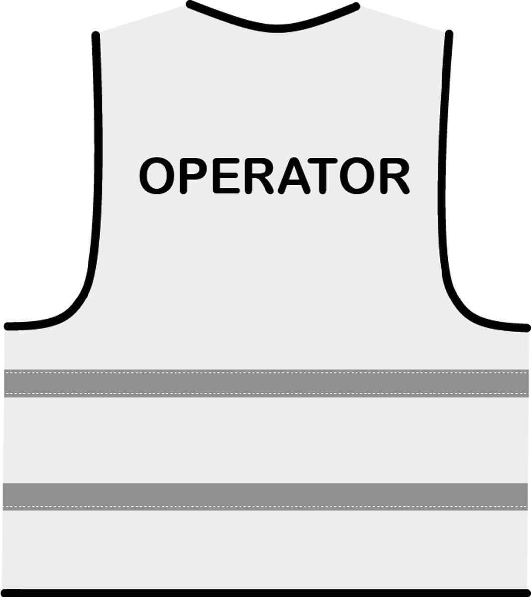 Operator hesje wit