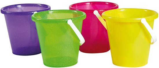 Foto: Vdm emmer 15 cm glitter geel