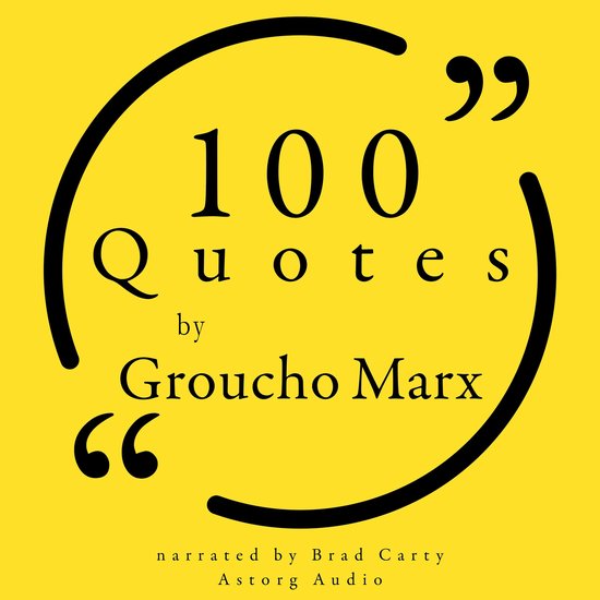 100 Quotes by Groucho Marx - cover