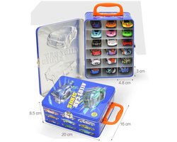 Die-cast Auto's in Opbergblik, 18dlg