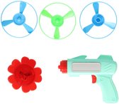 Afschiet Pistool met Propellers, 5dlg.