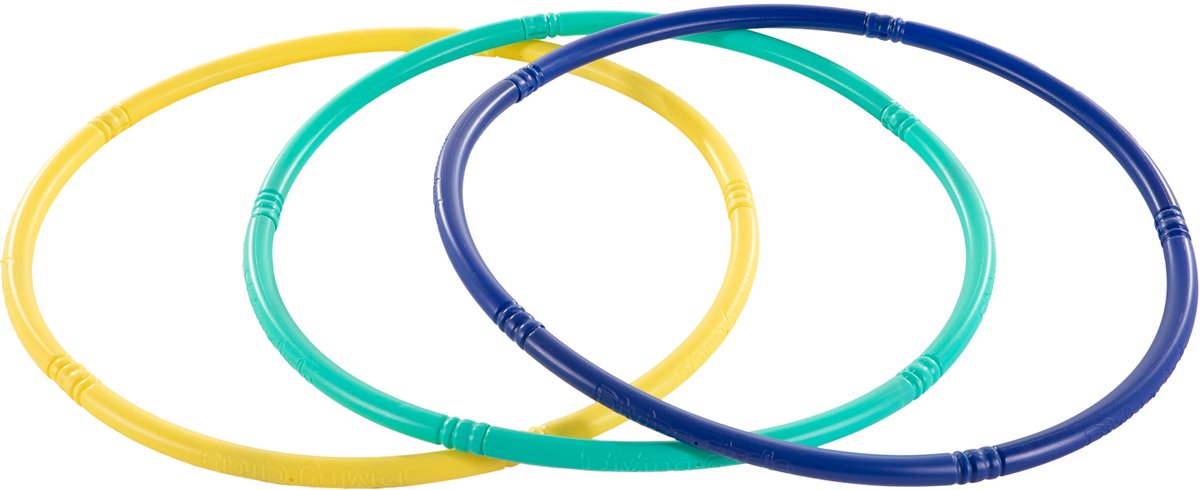 Duikhoepels onderwater speelgoed set van 3 kleurrijke hoepels.