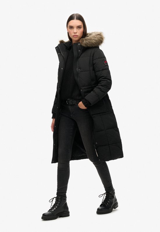 Superdry - Lange Everest pufferjas - Dames - Gewatteerde jassen