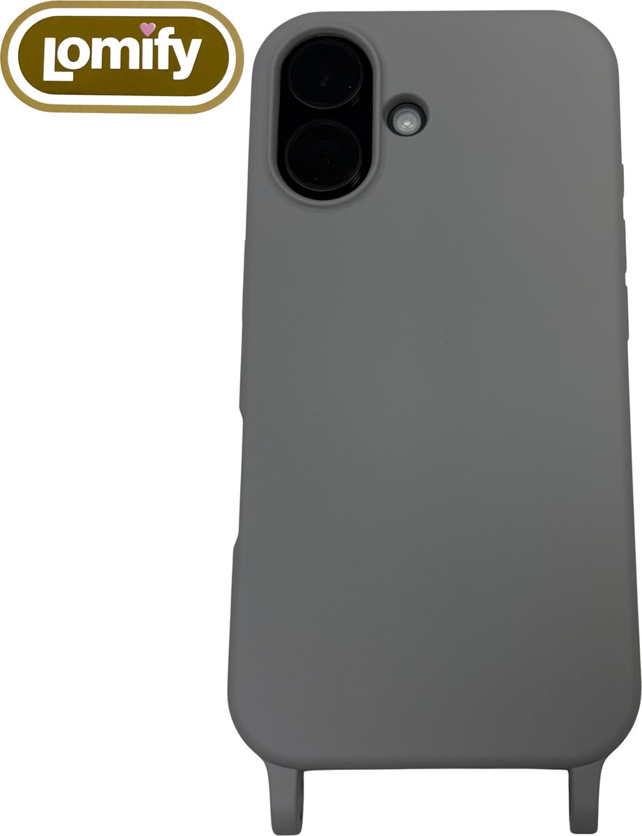 Lomify soft gelly geschikt voor de Apple iPhone 16 Grijs