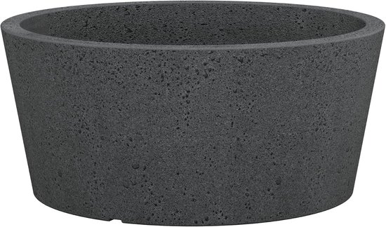 Scheurich C-Cube, plantenbak van kunststof, grijs (Stony Grey), 40 cm lang, 40 cm breed, 33 cm hoog, 44 l volume