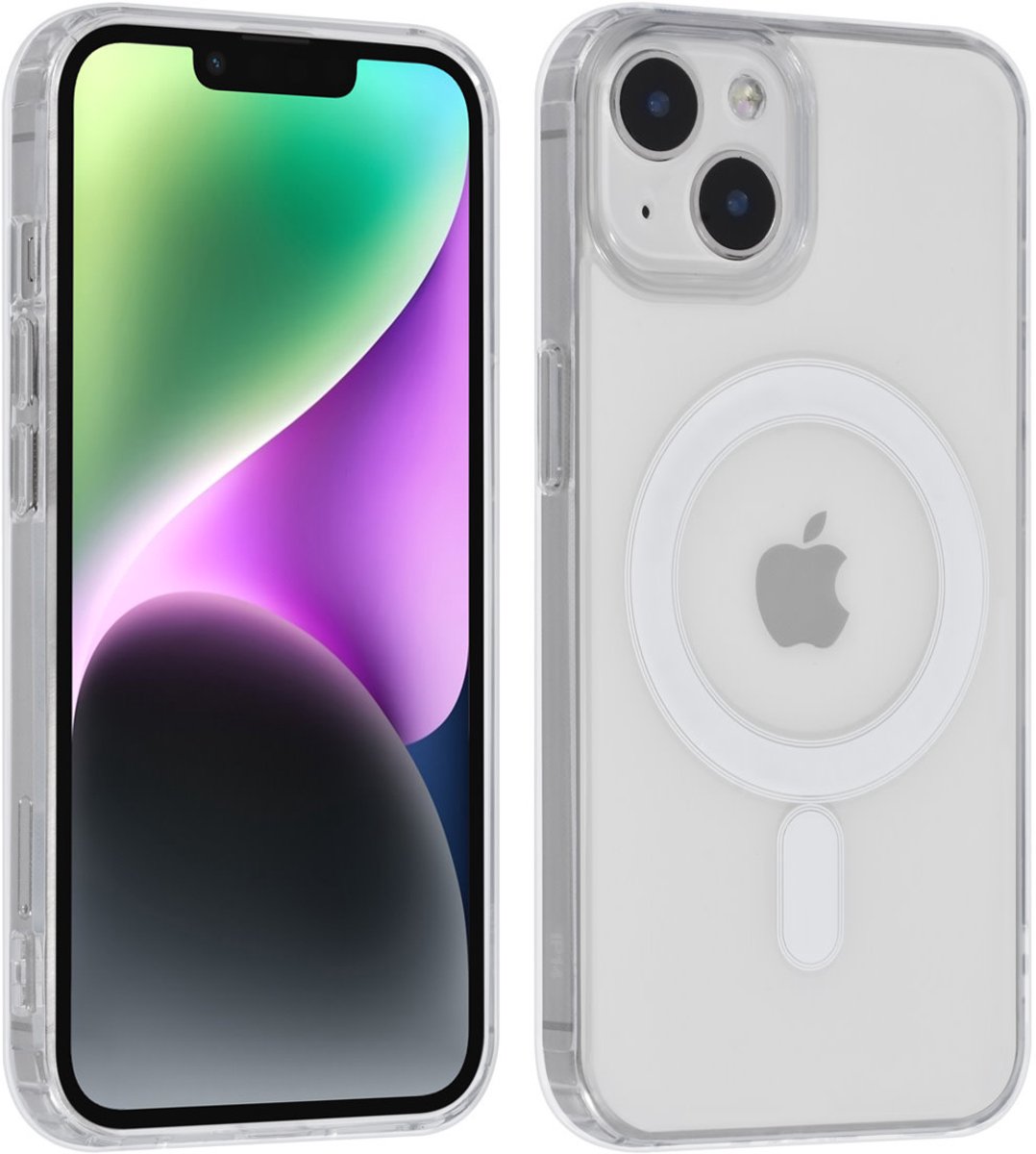 UNIQ Accessory iPhone 15 & 14 & 13 TPU Backcover - Magsafe Compatible - Doorzichtig - Transparant