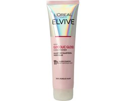 L'Oréal Paris Elvive Glycolic Gloss Conditioner - voor dof, poreus haar - met glycolic acid voor glanzend haar - 150 ml L'Oréal Paris Elvive Glycolic Gloss Conditioner - voor dof, poreus haar - met glycolic acid voor glanzend haar - 150 ml