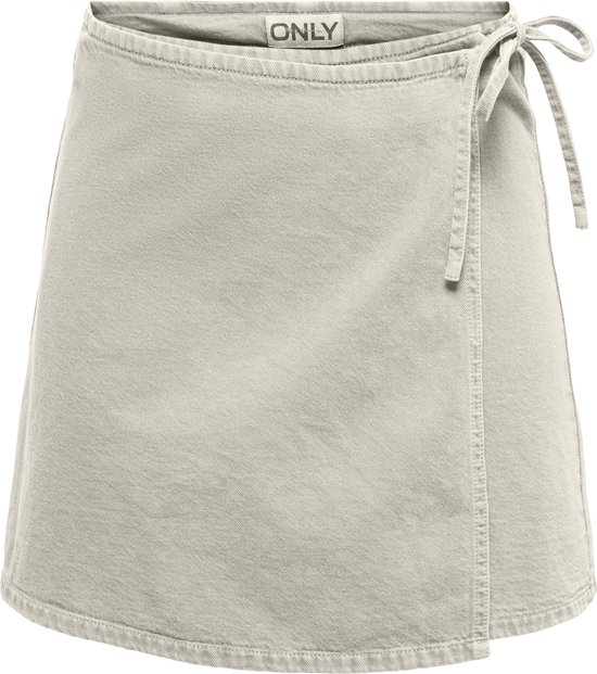 Only Onlnoelle Illa Wrap Kirt Pumice Tone | Beige | Maat: S