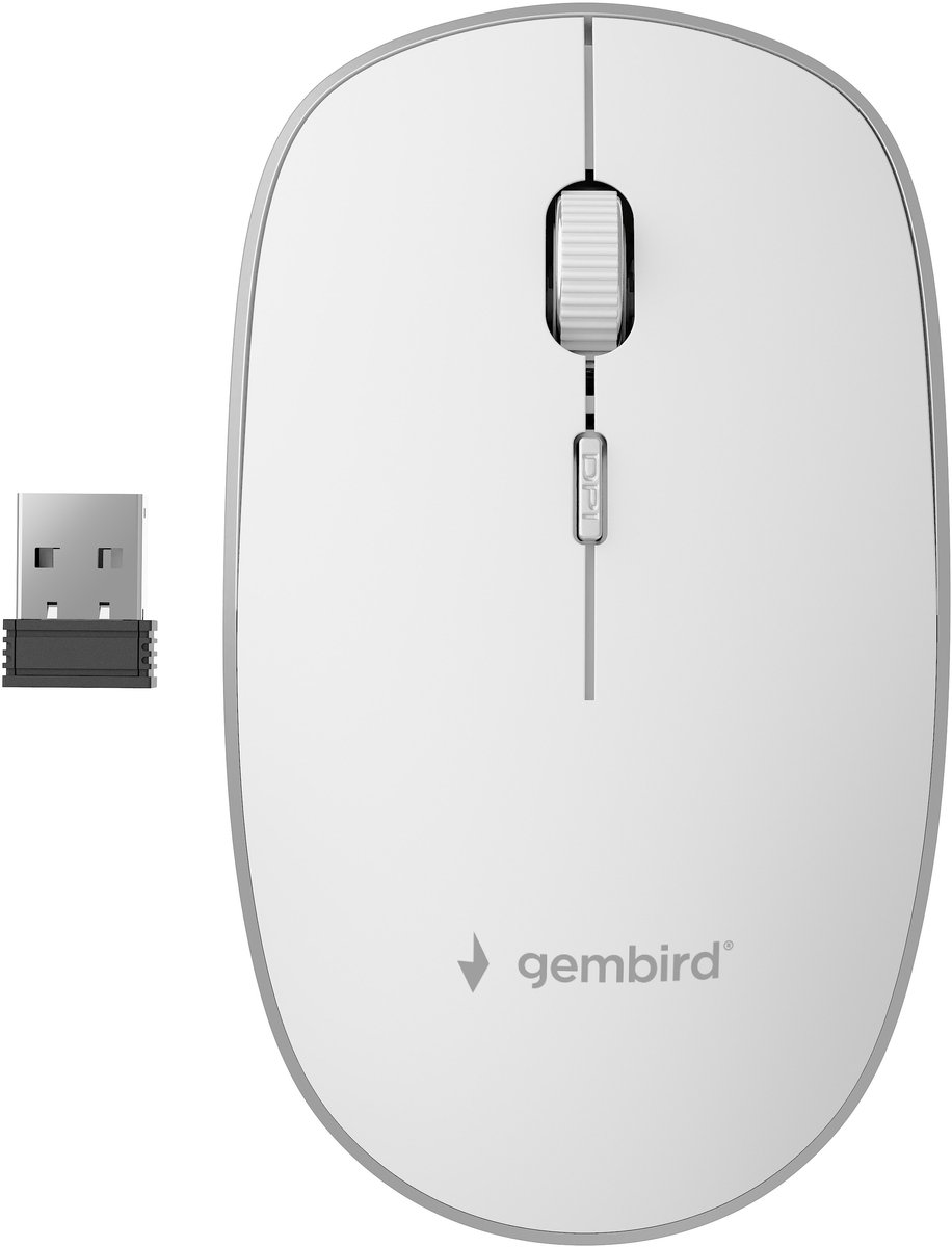 Gembird draadloze muis - Wit