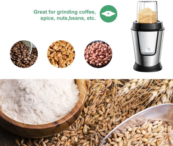 3-in-1 Keukenmachine - 700W Blender, Smoothie Maker - Voedselhakker & Droge Molen - Draagbare Juicer voor Groenten - Fruit & Noten - Multifunctionele Food Processor — afbeelding 3
