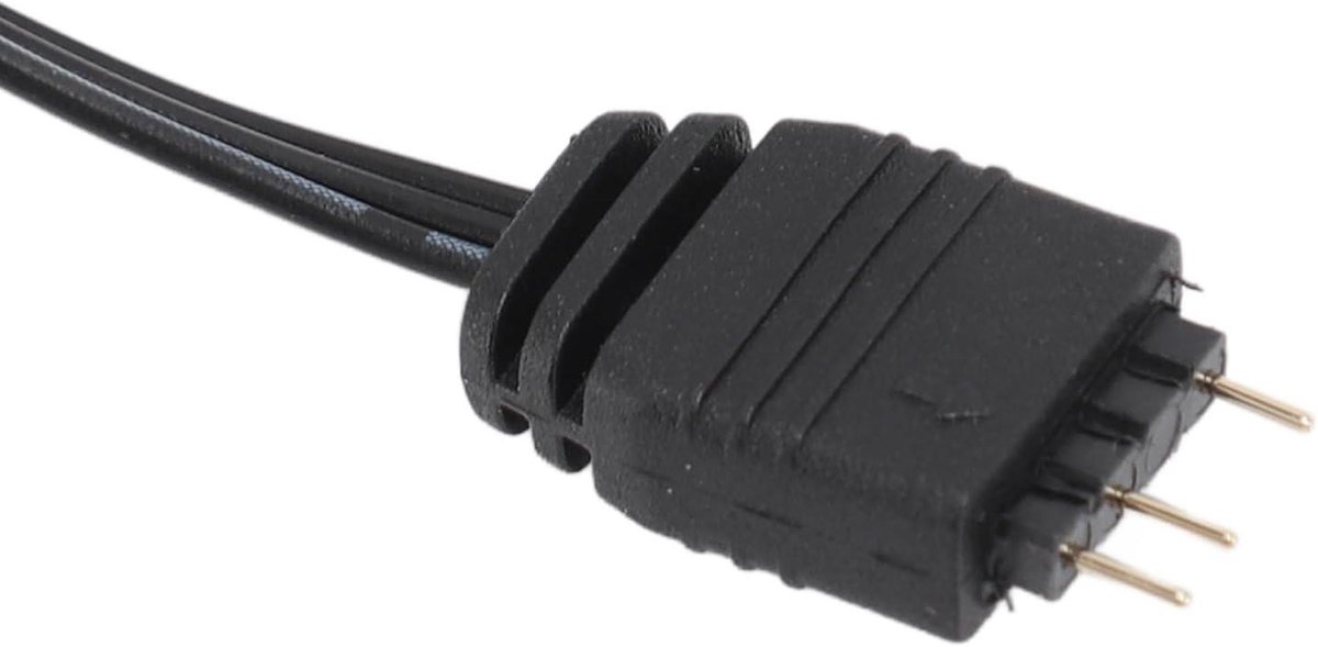 5V 3Pin ARGB-Controller, SATA Naar ARGB-connector RF-afstandsbediening Ventilatorlichtcontroller, ARGB PC Fans Controller Kit voor Rainbow Case Fans, PC Rainbow LED-strip (BLACK