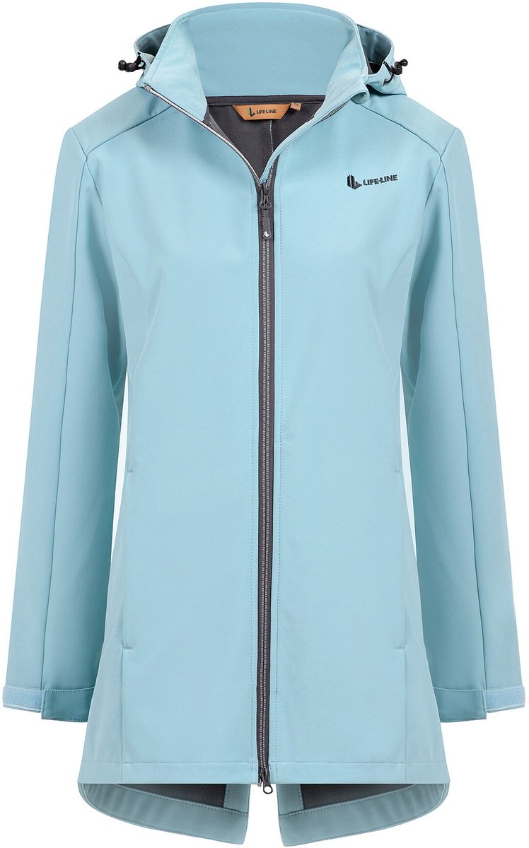 Moraine Softshell Jas Dames Blauw