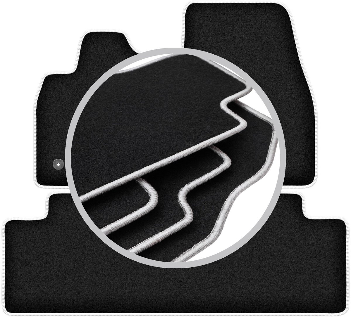 CARLUX-SILVER automatten voor: Ford Mustang Mach-e 0 (2020-)
