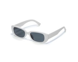 Freaky Glasses - Zonnebril classic model - Festival bril - Techno - Rave glasses - Heren - Dames - Wit