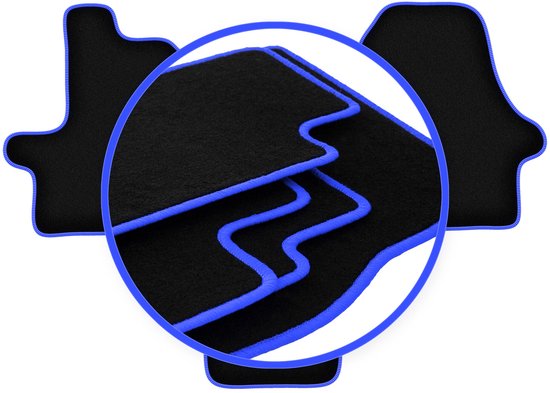 WRC - Set 4 Automatten Race - Blauw - #05466463 | België