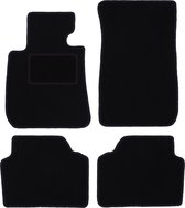 Zwarte velours vloermatten voor: BMW X1 E84 SUV (2004-2011)