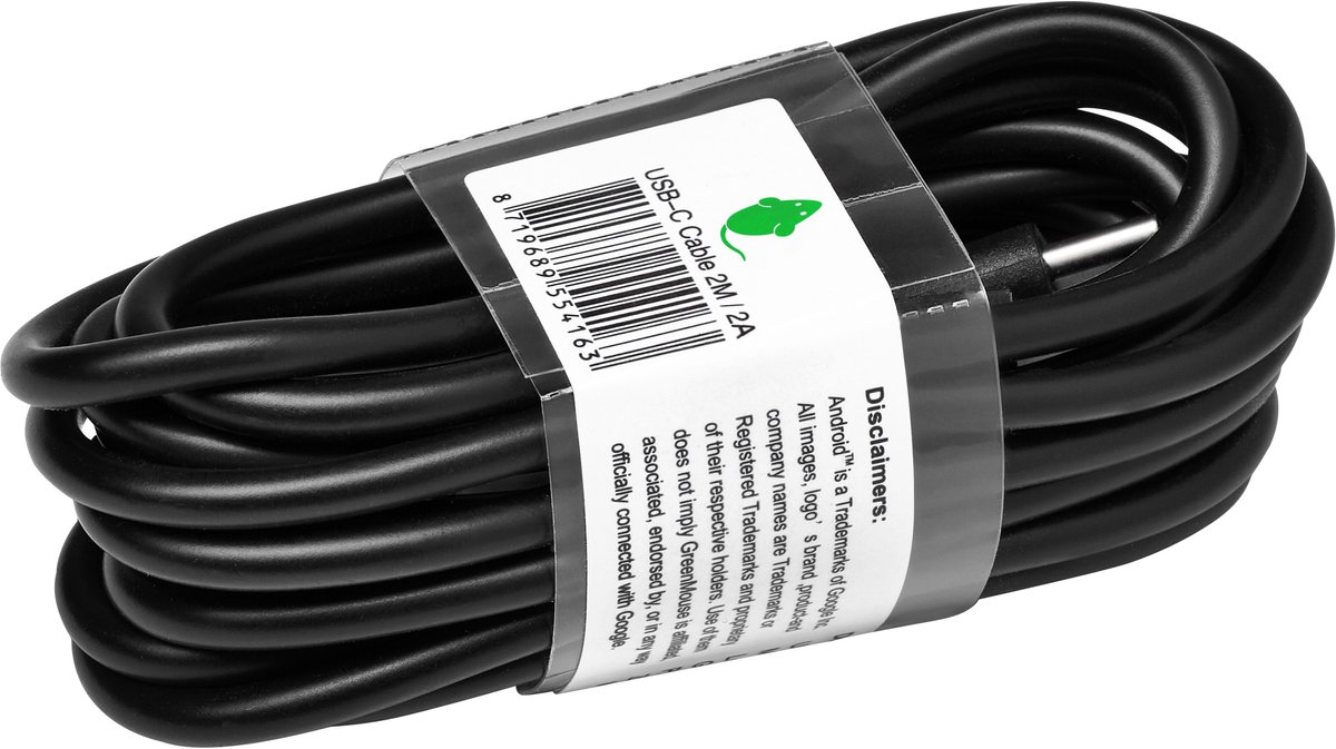 Greenmouse USB-C Datakabel 2mtr