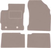 Beige veloursmatten voor: Audi A4 B5 FL sedan, stationwagen, avant (1999-2001)
