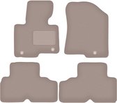 Beige velours vloermatten voor: Chrysler Grand Voyager III minivan (2000-2008)