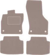 Beige veloursmatten voor: BMW 3 E46 compact, coupé, sedan, stationwagen, touring (1998-2007)