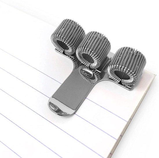 3 stuks pennenhouders, metalen penhouder, penhouder verpleegster, balhouder, zakclip, drievoudige metalen penhouder, pennenhouder, caszak, voor kantoor, laptop, klemmap, klembord
