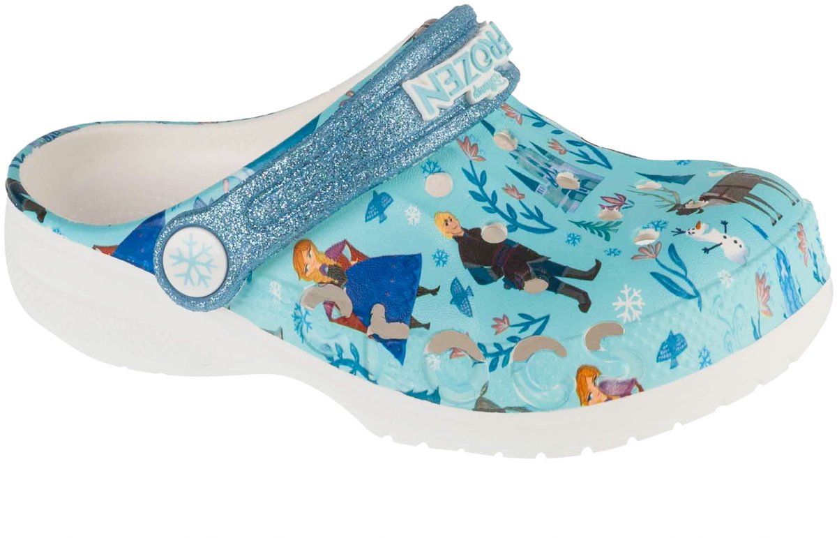 Crocs Frozen Baya Clog Kids, voor meisje, Blauw, Slippers, maat: 32/33