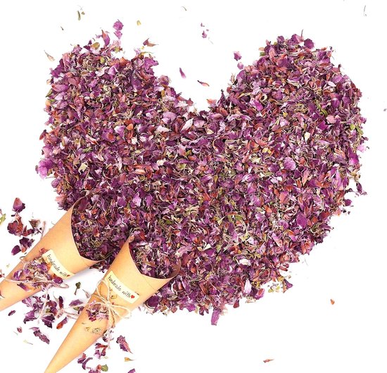 12 Stuks Rozenblaadjes Confetti Biologisch Afbreekbaar Natuurlijke Bruiloft Confetti Gedroogde Bloemblaadjes Gooit Gedroogde Rozenblaadjes Confetti voor Bruiloftsfeesten