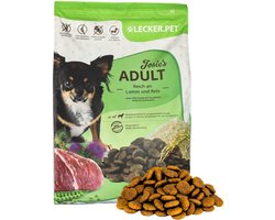 4 kg Lecker.Pet® Josie's Adult Lamb & Rice droog hondenvoer compleet voer houdbaar tot 3/2026