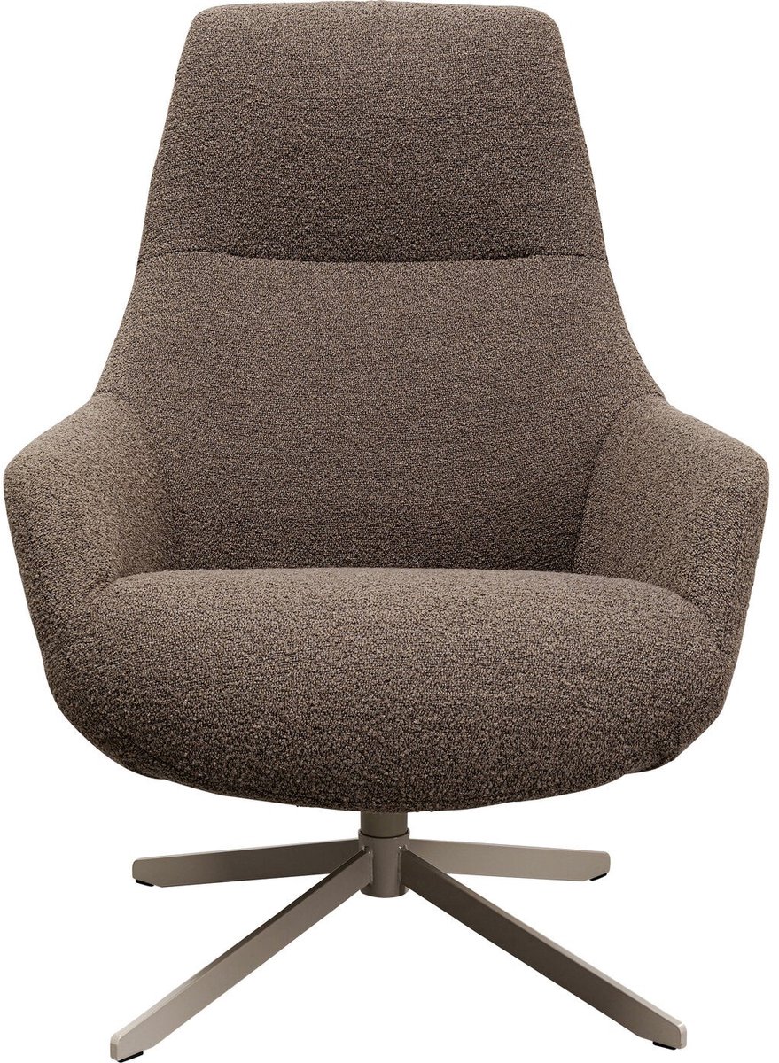 Draaifauteuil Mimi bruin Kare Design