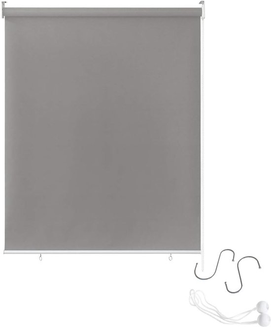 SOLUNA DELUXE Rolgordijn verduisterend V30 beige/zwart 120x190 cm kopen