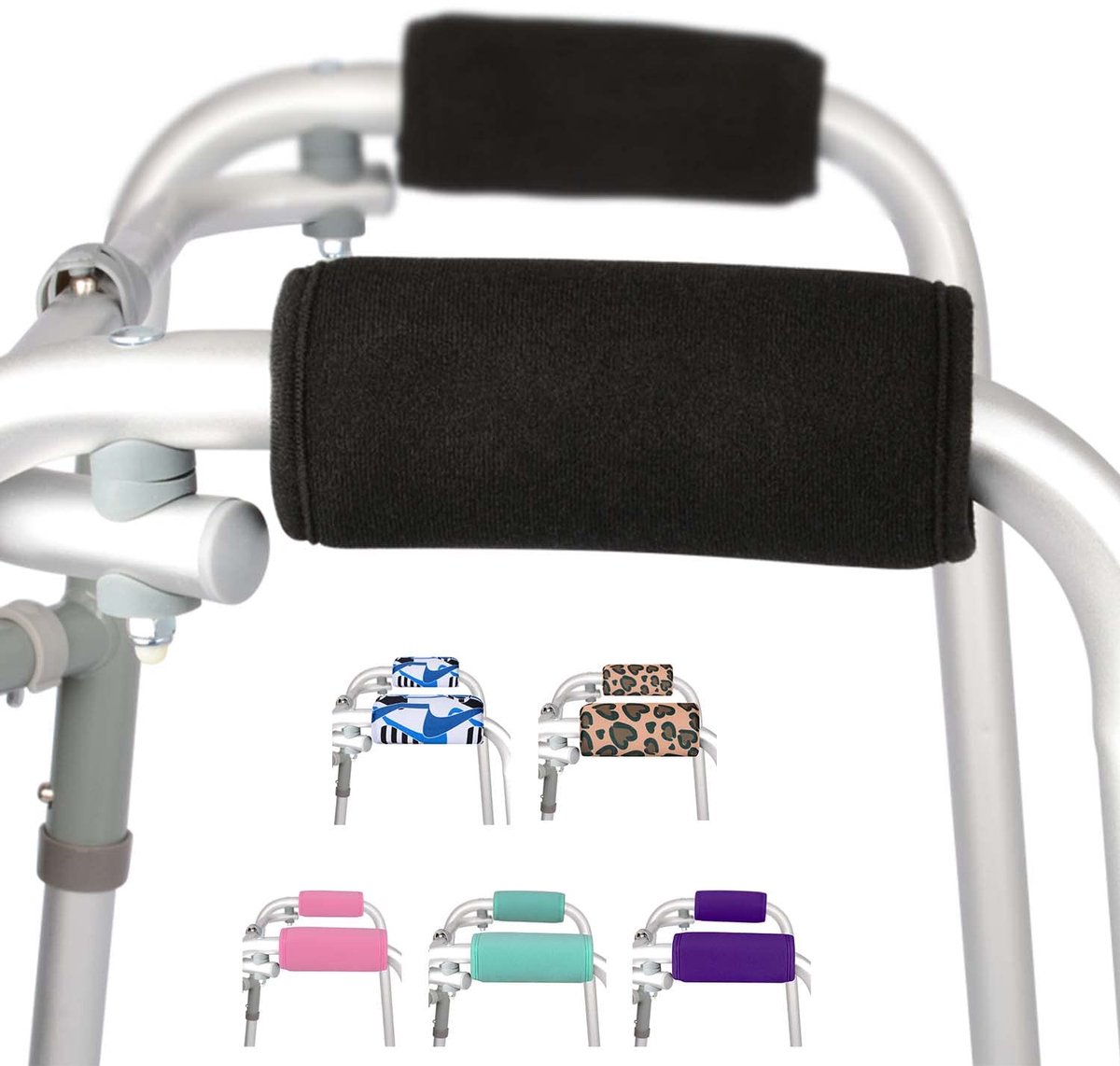 Comfortabele Handgrepen voor Rollators en Krukken - Antislip en Ademend