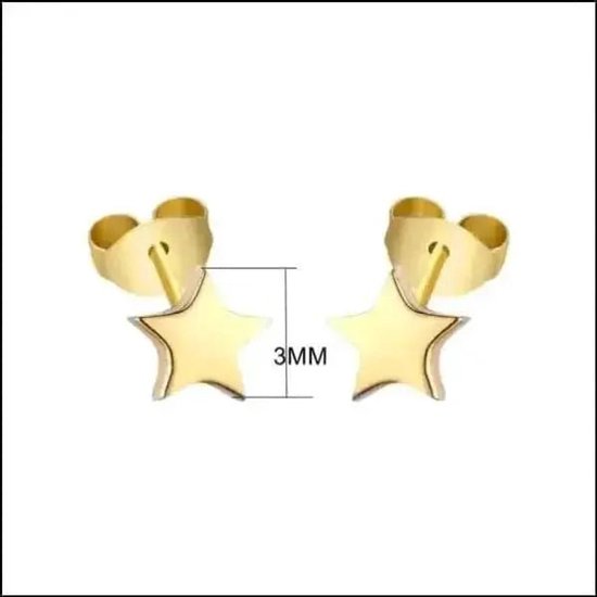 Aramat Jewels - Oorbellen - Betaalbaar - [Goudkleurig] - - - Geschenk– Giftbox - Kerst cadeau - Sinterklaas cadeau - Moederdag - Valentijn - Vaderdag