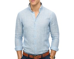 Superdry VACATION L/S LINEN SHIRT Heren Overhemd