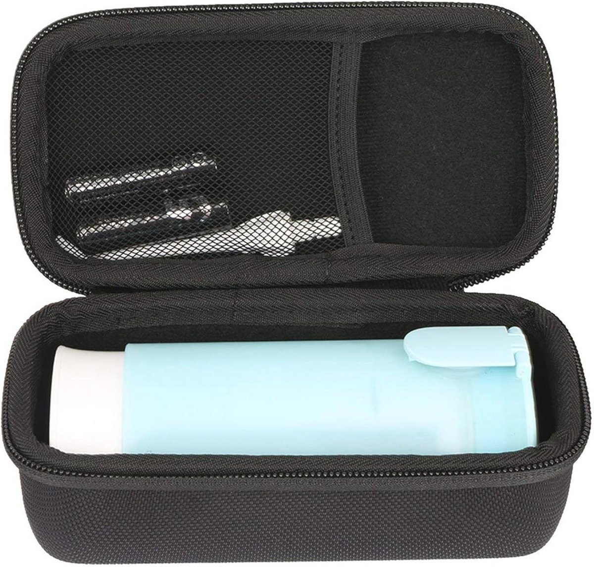 Harde opbergkoffer voor Compacte Dental Monddouche Water Flossers - Zwart