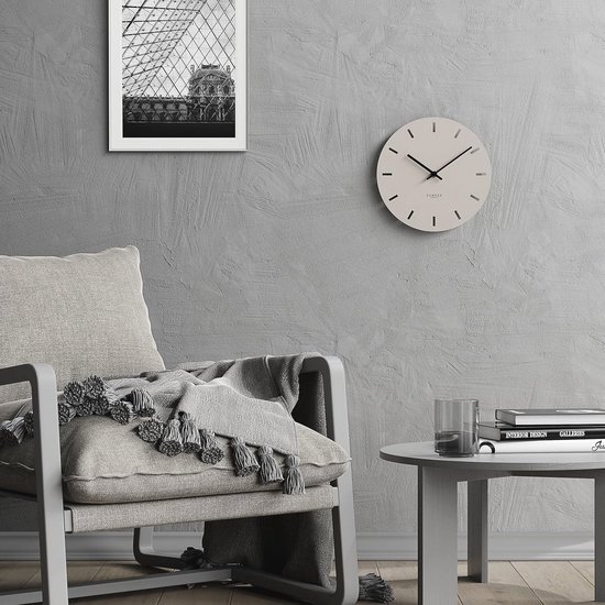 Lumuasky Moderne wandklok, stille niet-tikkende batterijgestuurde decoratieve klok voor woonkamer slaapkamers kantoor keuken (roze goud, 10