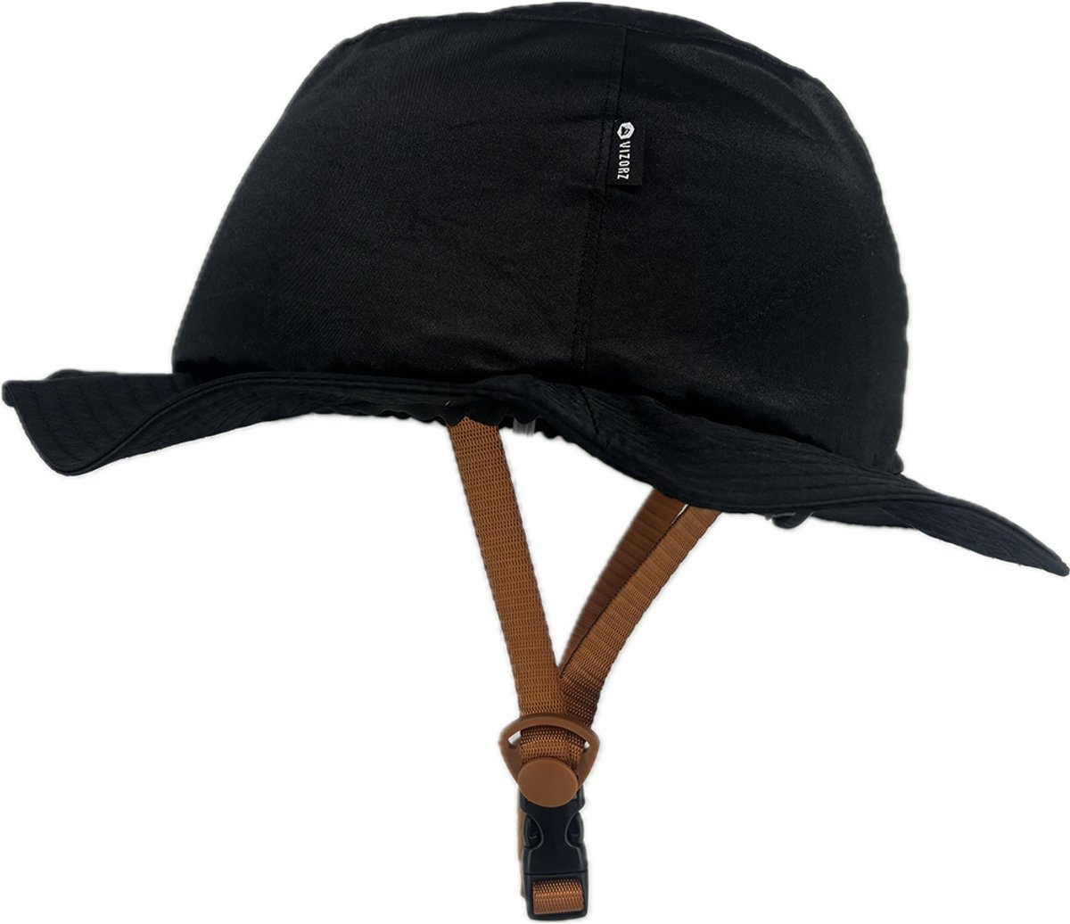 Vizorz SwitchCap fietshelm - Black shiny classic