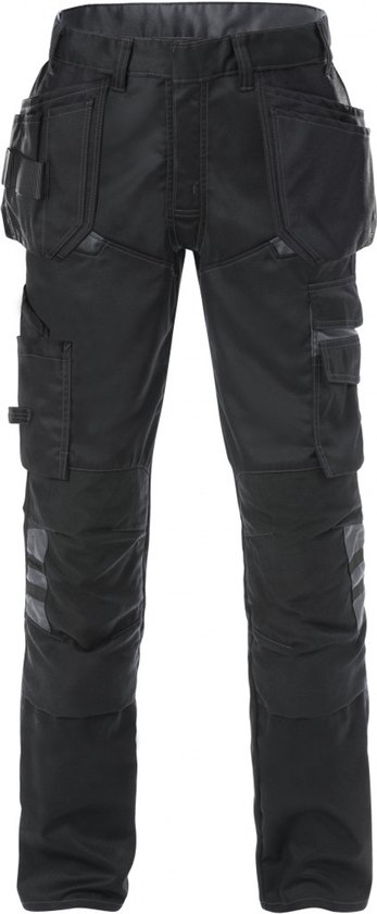 Fristads Werkbroek 2595 Stfp - Zwart/Grijs - C52