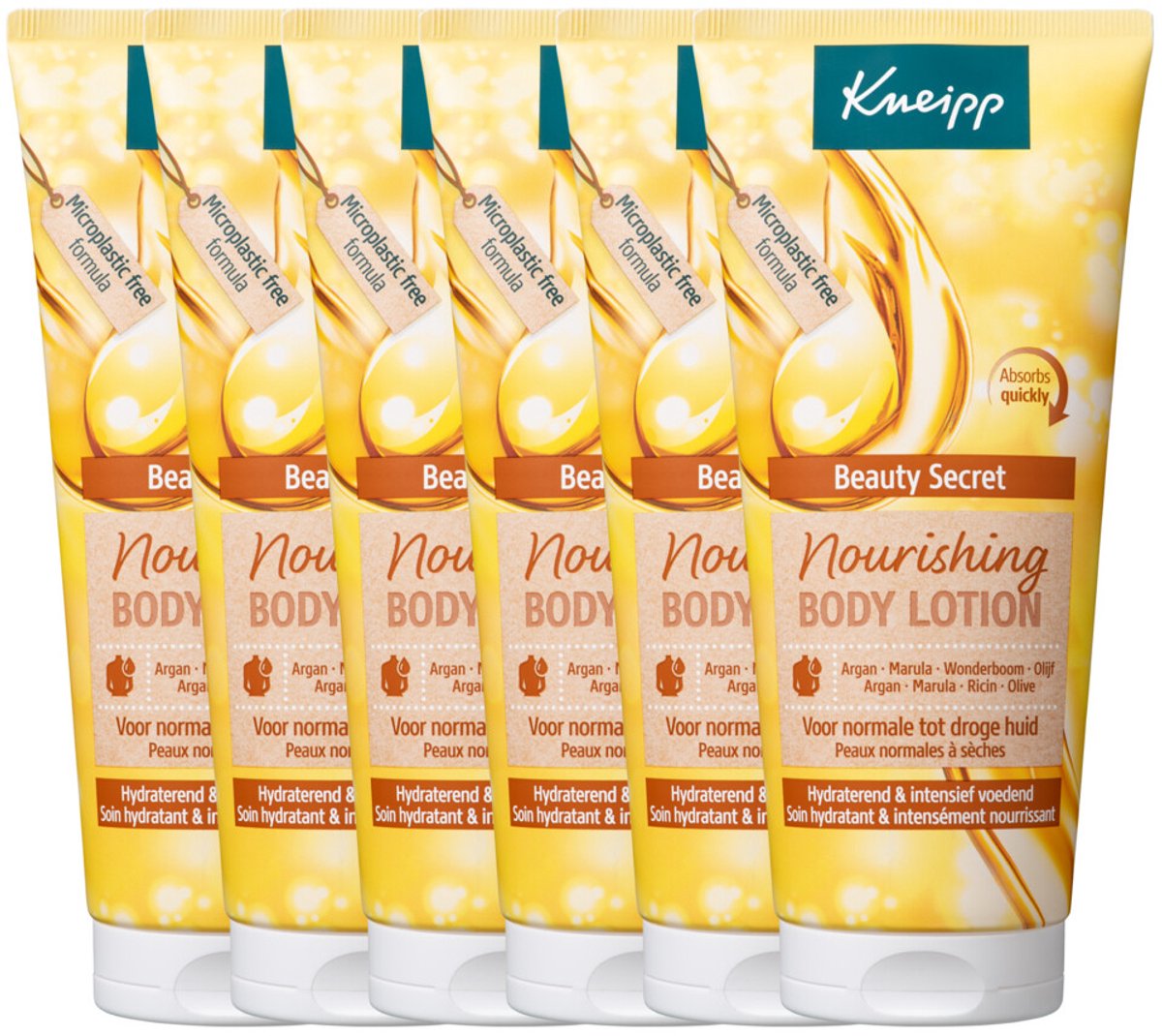 6x Kneipp Bodylotion Beauty Secret 200 ml
