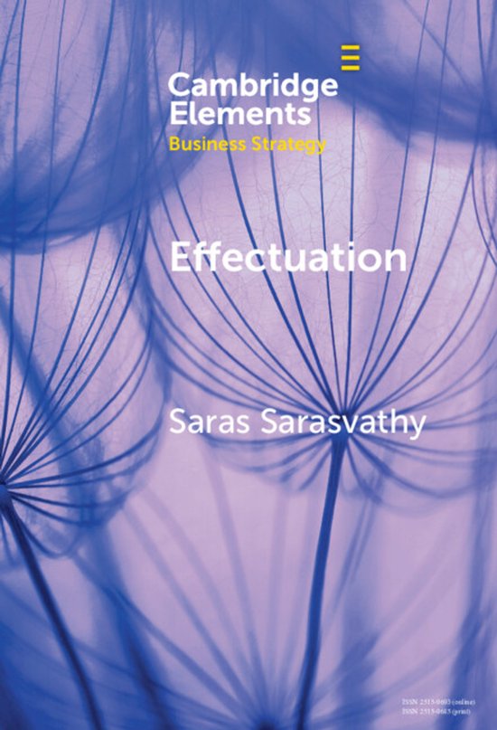 Elements in Business Strategy- Effectuation - cover