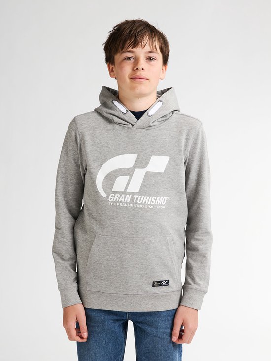 Petrol Industries - Jongens Casual Hoodie Gran Turismo Torque - Grijs - Maat 104