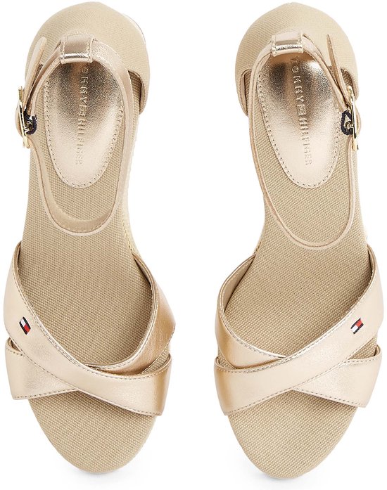 Sandales Mid We Tommy Hilfiger Flag Métallisées - Fashion Wear - Femme