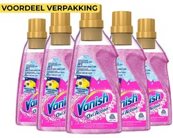 Vanish Oxi Action Wasbooster Gel - Vlekverwijderaar voor gekleurde was - 1,5L - 5 Pack