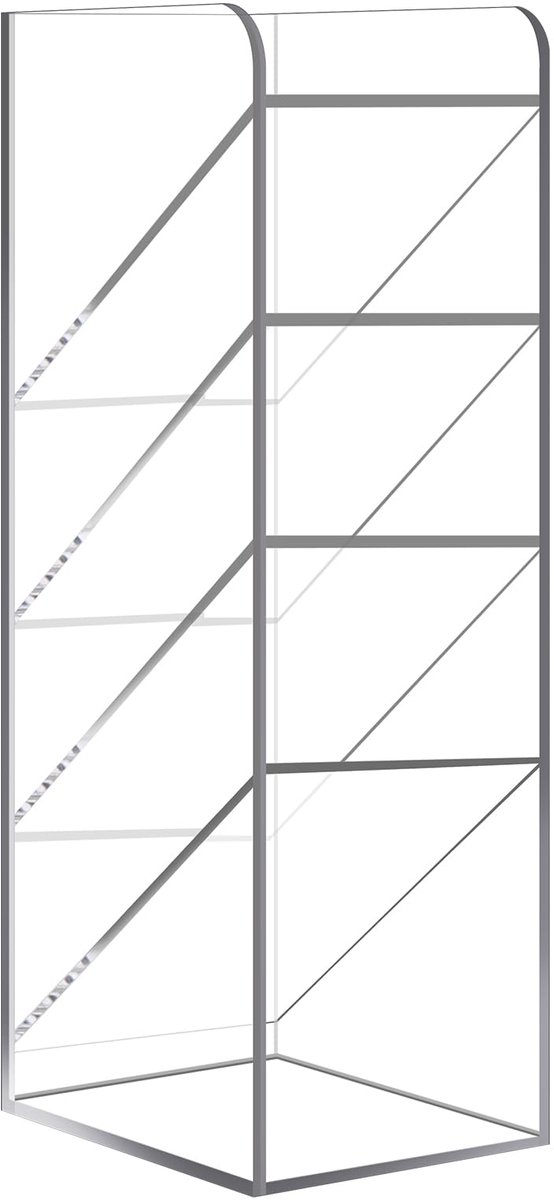 Ibenzoa® Duidelijke en Stabiele Acryl Stifthalder met Multifunctionele Opslagmogelijkheden – Perfect voor Bureau, School en Thuis