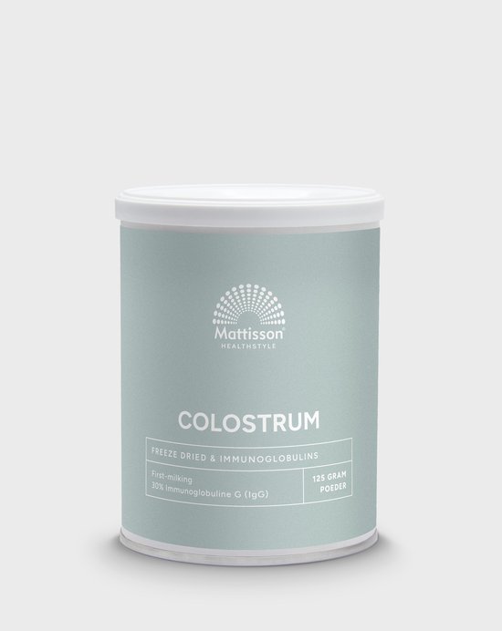 Mattisson - Colostrum Poeder - 30% igG - Biestmelk Supplement - 125 Gram