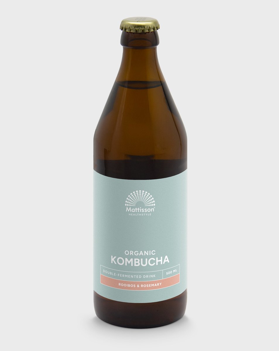 Goedkoopste Mattisson - Biologische Kombucha - Rooibos & Rozemarijn - 500 ml