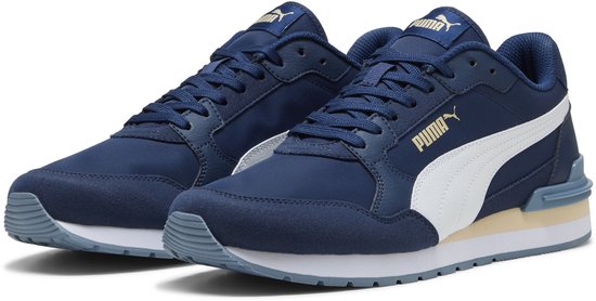 PUMA ST Runner v4 NL Unisex Sneakers - Persian Blue-PUMA White-Canvas