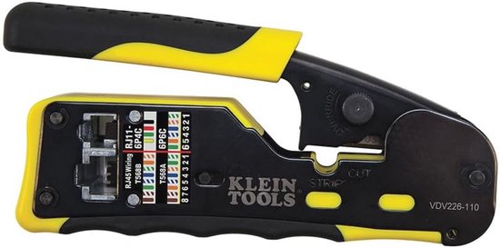 KUWUNG Striptang, 8-in-1 kabelstripper, stroommetfunctie