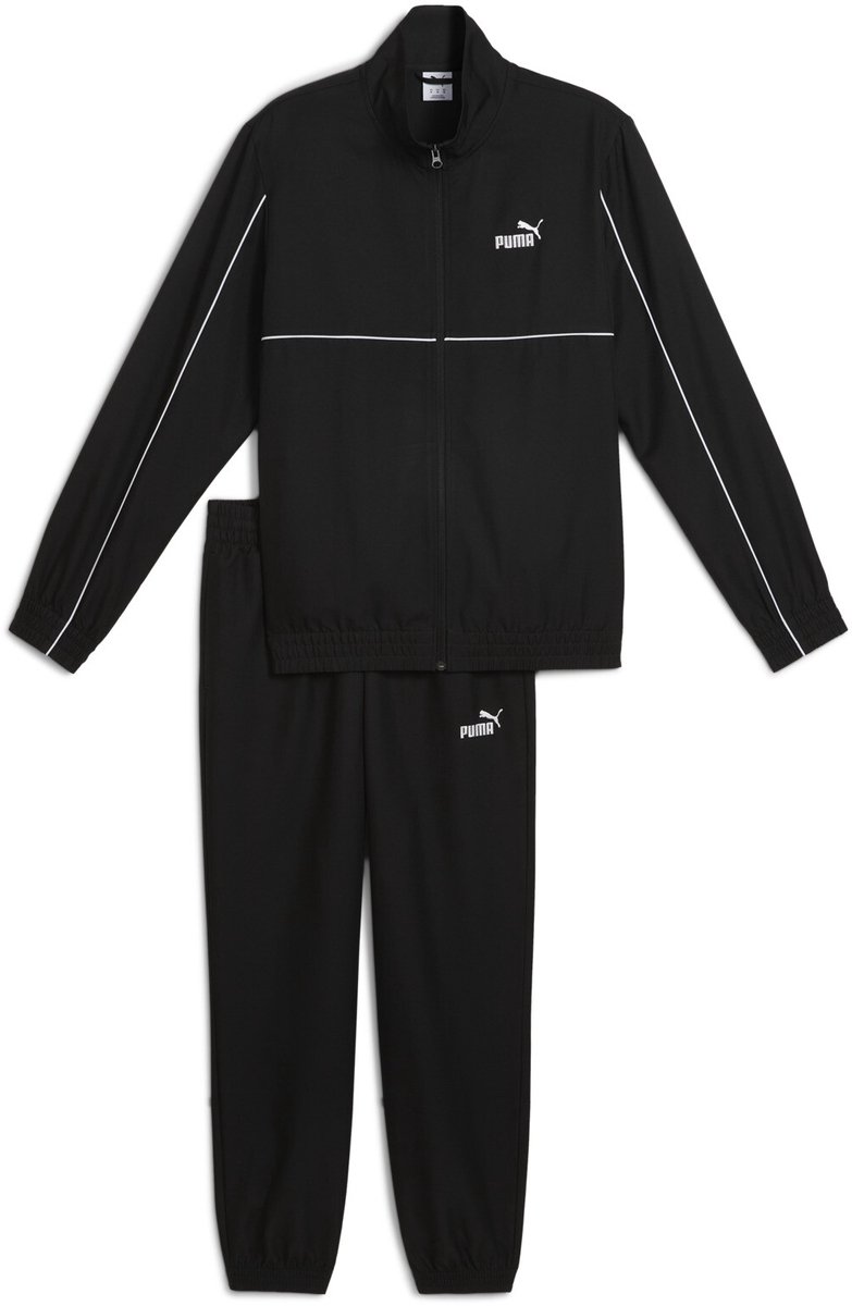 PUMA Woven Tracksuit Heren Trainingspak Puma Zwart